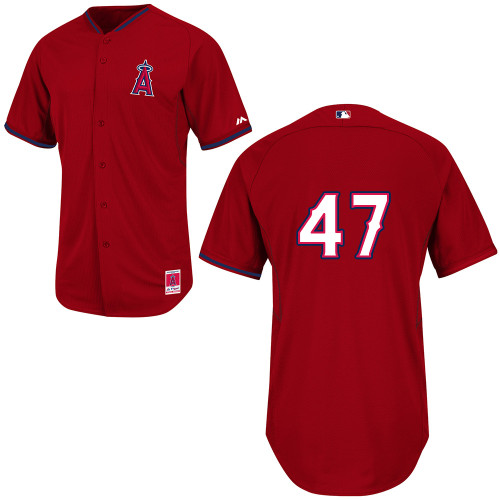 Howie Kendrick #47 Youth Baseball Jersey-Los Angeles Angels of Anaheim Authentic 2014 Cool Base BP Red MLB Jersey